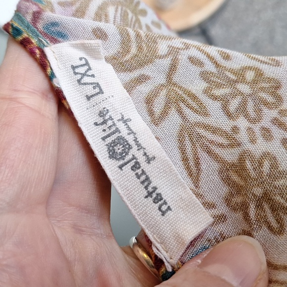 Natural Life Sierra Patchwork Print Duster Size L/XL Boho Multicolor Casual - Picture 10 of 11